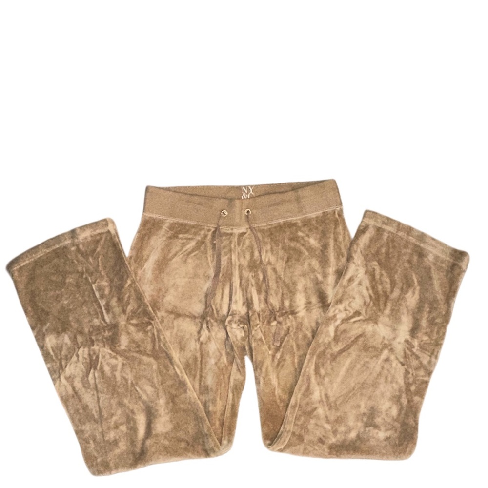 Tan Velour Lounge Pants